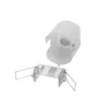 ESYLUX EP10425929 Caixa de superfície Branco Polipropileno 63x63mm