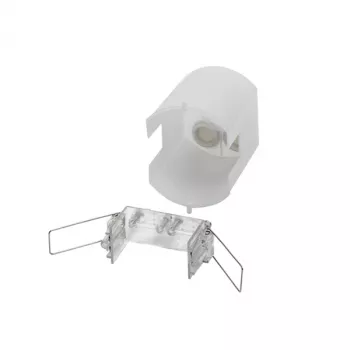 ESYLUX EP10425929 Caixa de superfície Branco Polipropileno 63x63mm