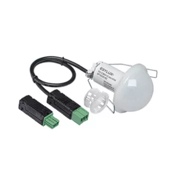 ESYLUX PD-C 360i/12 mini KNX Sensor infravermelho passivo (PIR) - Montagem no teto - 12m - Branco