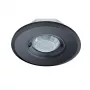 ESYLUX MD-FLAT 360i/8 ROUND BLACK detetor de movimento PIR de teto 360° 8m presença 24m movimento