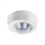 ESYLUX detetor de presença de teto 360° de sobrepor Ø24m comutação no ponto zero com telecomando PD