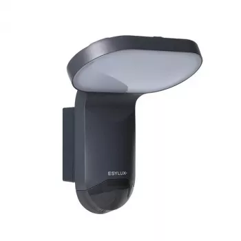 ESYLUX WILMA WL 200 OP MD 1600lm 4000K graphite aplique de parede exterior com detetor de movimento PIR