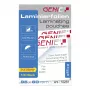 Plásticos de laminação Genie 10261 transparentes 95x60mm pack de 100