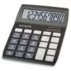 Genie 840 BK Calculadora de secretária - 10 dígitos - ecrã inclinável - alimentação dupla (solar e pilha) - preto/cinzento