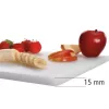 Tábua de corte Bartscher A120587 em polietileno branca 400x300x20 mm 1,6 kg