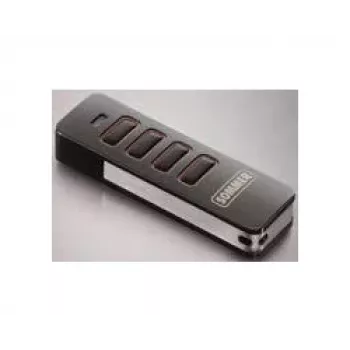 Comando à distância de 4 botões SOMMER PearlVibe 868,8 MHz preto