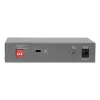 Switch PoE+ não gerido LevelOne GEP-0531, 3x GE PoE+ (30W) + 1x Hi-PoE (60W), orçamento 60W, plástico de secretária