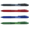 Caneta roller de gel Pentel EnerGel BL107-4, sortidas, 0,35 mm, ponta de agulha, pack de 4