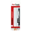Caneta roller de gel líquida Pentel EnerGel Document, pack de 2, preto, 0,5 mm