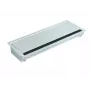Moldura de encastrar Bachmann CONI Built-in Frame Long - régua de tomadas de encastrar, preto