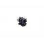 Conector de alimentação Bachmann GST18i3, ficha macho, 3 polos, ligação por parafuso, preto