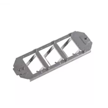 Moldura para ligações Bachmann - aço - 3 vias
