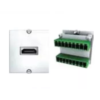 Bachmann Custom Module - Modular Faceplate Snap-In preto