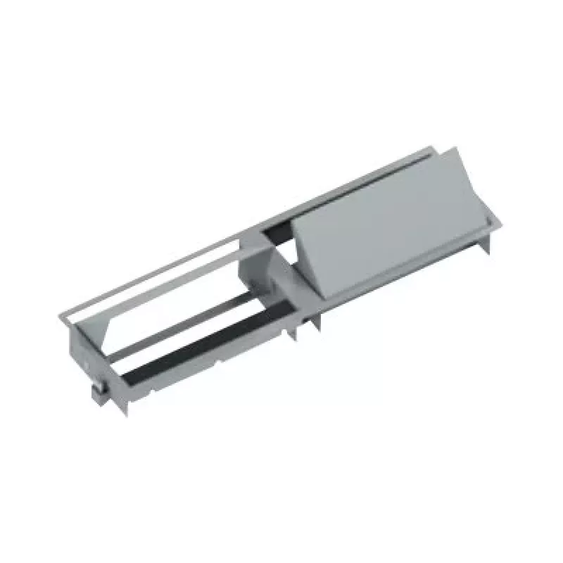 Bachmann CONI DUO régua de tomadas de encastrar curta com 2 tomadas Schuko e 2 espaços para módulos, preto