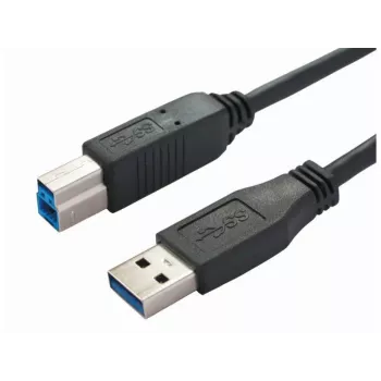 Bachmann 917.1203 cabo USB 3.2 Gen 1 - USB A para USB B - 3 m - preto