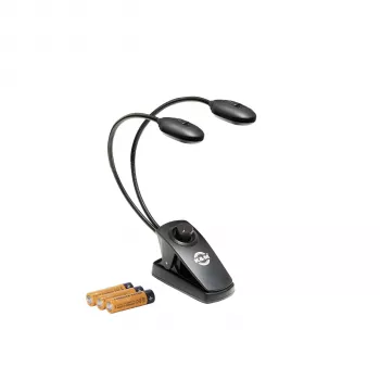 Candeeiro Twin Head Pro para estante de música K&M 12271
