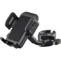 Suporte para smartphone K&M 19761 para smartphones e outros dispositivos (rotação 360°) - preto