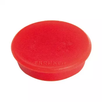 Íman redondo Franken GmbH 13 mm vermelho força de aderência 100 g embalagem de 10 unidades