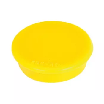 Íman para quadro branco FRANKEN 13 mm amarelo força de aderência 100 g embalagem de 10