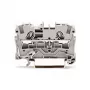 WAGO 2004-1201 borne de passagem, 2 condutores, 800 V, 32 A, cinzento, 6,2 mm de largura, CAGE CLAMP
