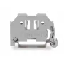 WAGO 249-116 Batente final sem parafusos, 6 mm, para calha DIN 35 x 15, cinzento