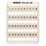 WAGO 209-566 tiras de marcação - branco - 5 mm - 250 mm - sem inscrição - para bornes de série TOPJOB S