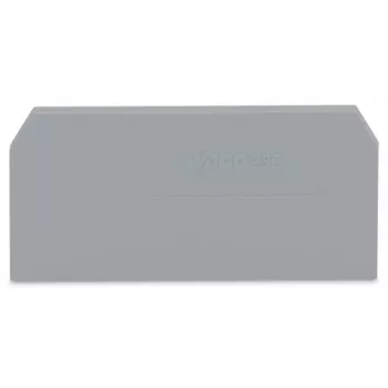 WAGO 280-308 placa terminal e intermédia - cinzento - 2,5 mm² - 52,5 mm x 28 mm - 2,41 g
