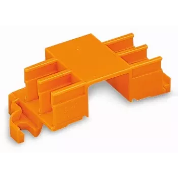 WAGO 243-113 adaptador de montagem para 6 conectores, série 243, laranja