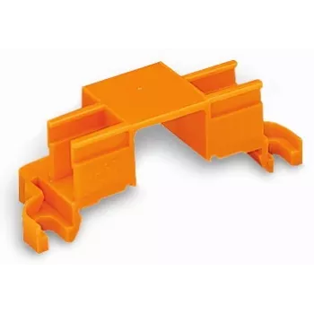 WAGO 243-112 adaptador de montagem para 4 conectores, série 243, laranja