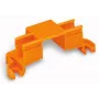WAGO 243-112 Adaptador de montagem para 4 conectores, série 243, laranja