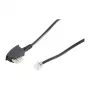 ShiverPeaks S-Impuls cabo telefónico - TAE-N (S) para RJ-11 (2 polos) - 3 m - branco