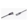 ShiverPeaks Cabo de extensão USB 3.2 90° angular ficha Type-A para conector fêmea 0,25 m preto