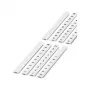 Phoenix Contact ZBF8 1-10 Tiras de marcação dentadas 8 mm números 1-10 branco