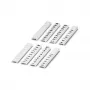 Phoenix Contact ZBF 4 Fita de marcação plana para bloco de terminais, branco, 4 mm, números 1-10, 10 peças (0808626:0001)