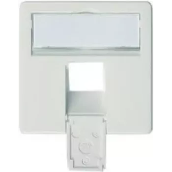 Módulo Keystone Telegärtner F00020A0123 Cat.6A blindado RJ45 branco