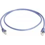 Cabo de patch Telegärtner, S/FTP, PiMF, Cat 6A (ISO/IEC), azul, 1,5 m, 10 Gigabit/s, isento de halogéneos, com cabo Telegärtner e fichas Telegärtner (L00001A0129)