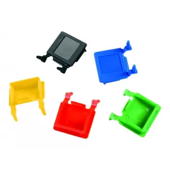 Capa de proteção Telegärtner para ficha RJ45 - preto (RAL 9005) - pack de 100