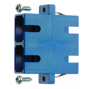Acoplador/adaptador de fibra ótica Telegärtner SC duplex multimodo J08081A0034
