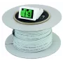 Cabo de patch de fibra ótica Telegärtner H02082A0004 LC duplex para LC duplex multimodo OM4 4 fibras 100 m aqua LSZH