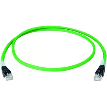 Cabo de patch Telegärtner Cat6a S/FTP 2m verde