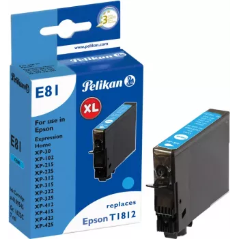 Tinteiro compatível Pelikan para Epson T1812 ciano 4,6 ml 180 páginas