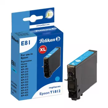 Tinteiro compatível Pelikan para Epson T1812 ciano 4,6 ml 180 páginas