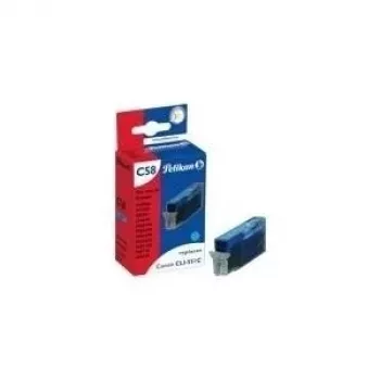 Tinteiro compatível Pelikan para Canon CLI-551C XL ciano alta capacidade 11 ml