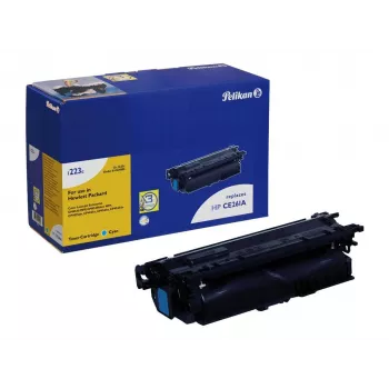 Cartucho de toner compatível Pelikan Premium para HP CE261A (ciano, 11 000 páginas)