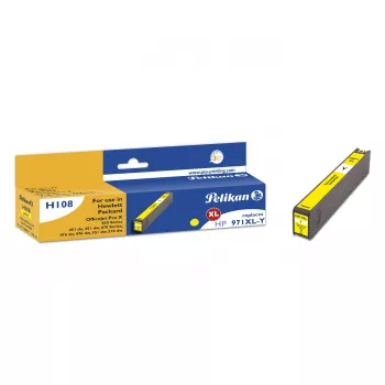 Pelikan Cartucho de Tinta Compatível para HP CN628AE (Amarelo, Alto Rendimento) - Série 107