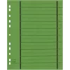 WEKRE 50 Folhas separadoras verde A4 4 furos 160 g/m² cartão