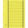 WEKRE 50 Folhas separadoras, A4, 190 g/m2, amarelo (951020850IF)