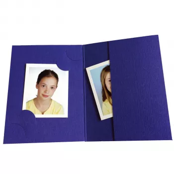 DAIBER 12102 1x100 Daiber Capas, azul para fotografias de passe, 3 tamanhos