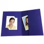 DAIBER 12102 1x100 Daiber Capas, azul para fotografias de passe, 3 tamanhos