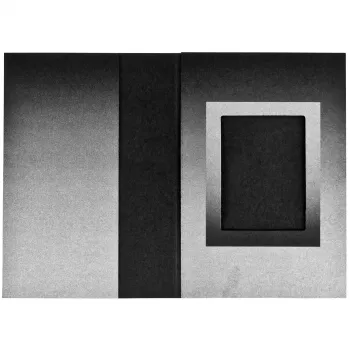 DAIBER Capas para fotografias de passaporte preto/prateado 31x42 mm 100 unid.